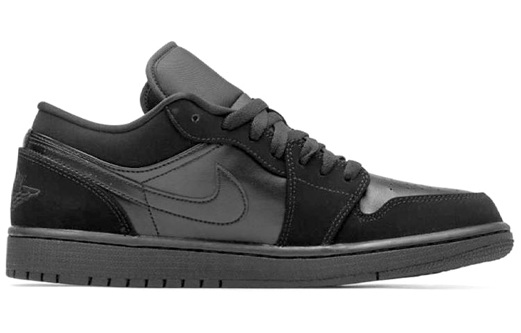 Air Jordan 1 Retro Low \'Triple Black\'  553558-025 Antique Icons