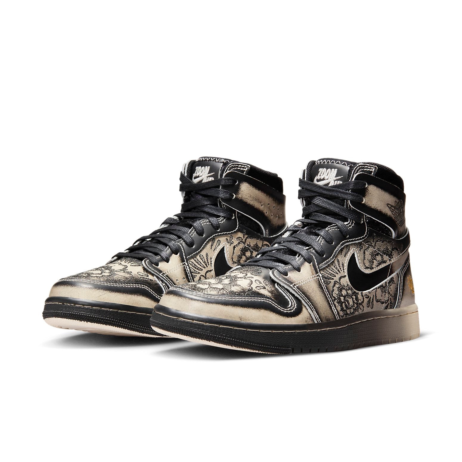 Air Jordan 1 High Zoom Air CMFT 2 \'Día De Muertos\'  FQ8155-010 Epochal Sneaker