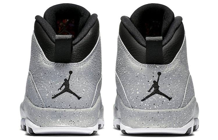 Air Jordan 10 Retro \'Cement\'  310805-062 Signature Shoe