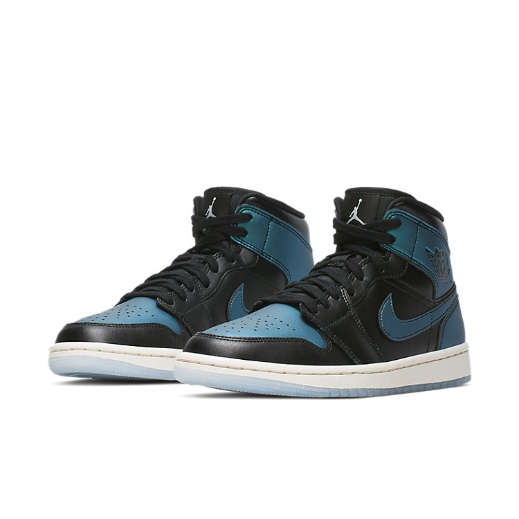 (WMNS) Air Jordan 1 Mid \'Metallic Turquoise\'  BQ6472-009 Epoch-Defining Shoes