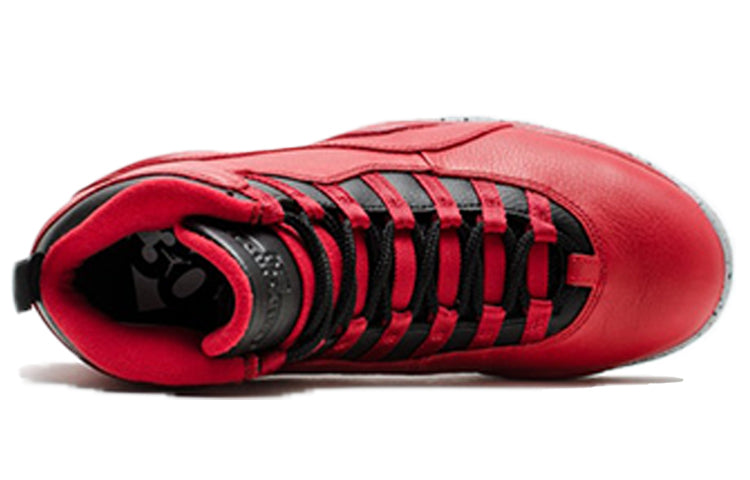 Air Jordan 10 Retro 'Bulls Over Broadway' 705178-601 Classic Sneakers - Click Image to Close