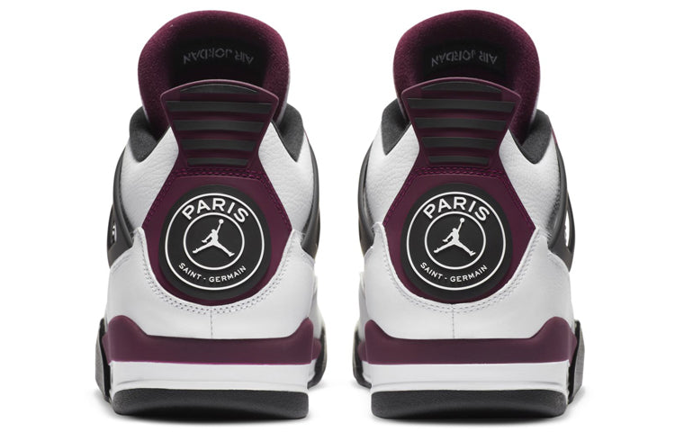 Paris Saint-Germain x Air Jordan 4 Retro \'Bordeaux\'  CZ5624-100 Cultural Kicks