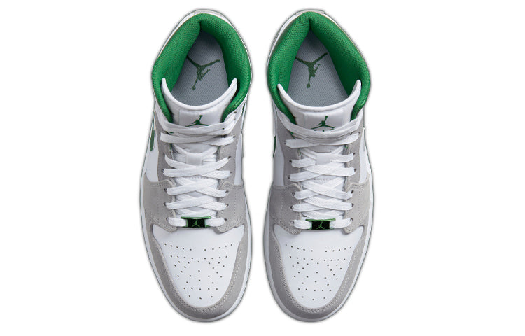 Air Jordan 1 Mid SE \'Grey Pine Green\'  DC7294-103 Iconic Trainers