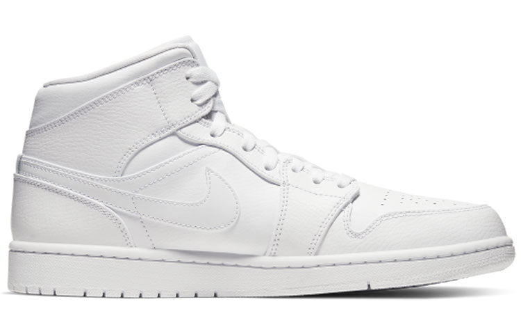 Air Jordan 1 Mid \'White\'  554724-126 Vintage Sportswear