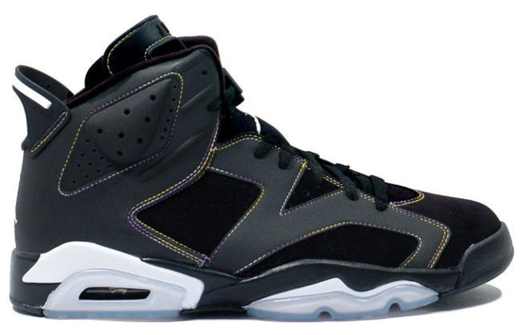 Air Jordan 6 Retro \'Lakers\'  384664-002 Signature Shoe