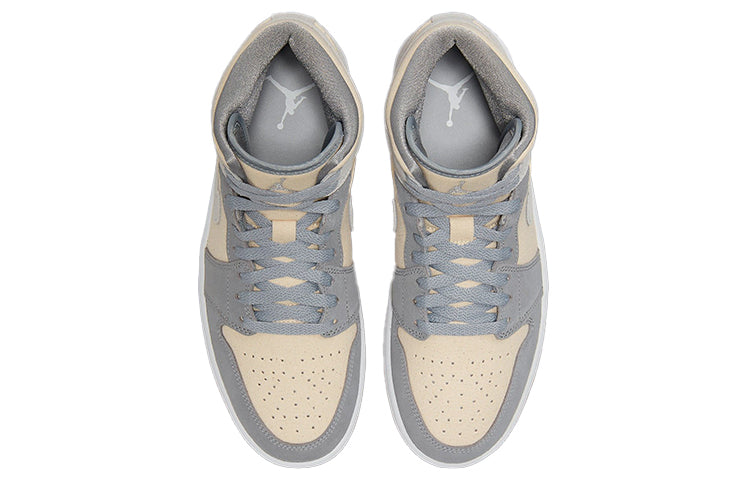 Air Jordan 1 Mid SE \'Coconut Milk Particle Grey\'  DN4281-100 Epoch-Defining Shoes