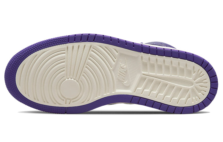 (WMNS) Air Jordan 1 Zoom Comfort \'Court Purple Patent\'  CT0979-505 Signature Shoe