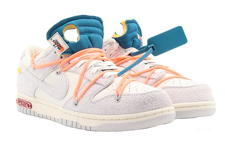 Nike Off-White x Dunk Low \'Lot 19 of 50\'  DJ0950-119 Iconic Trainers