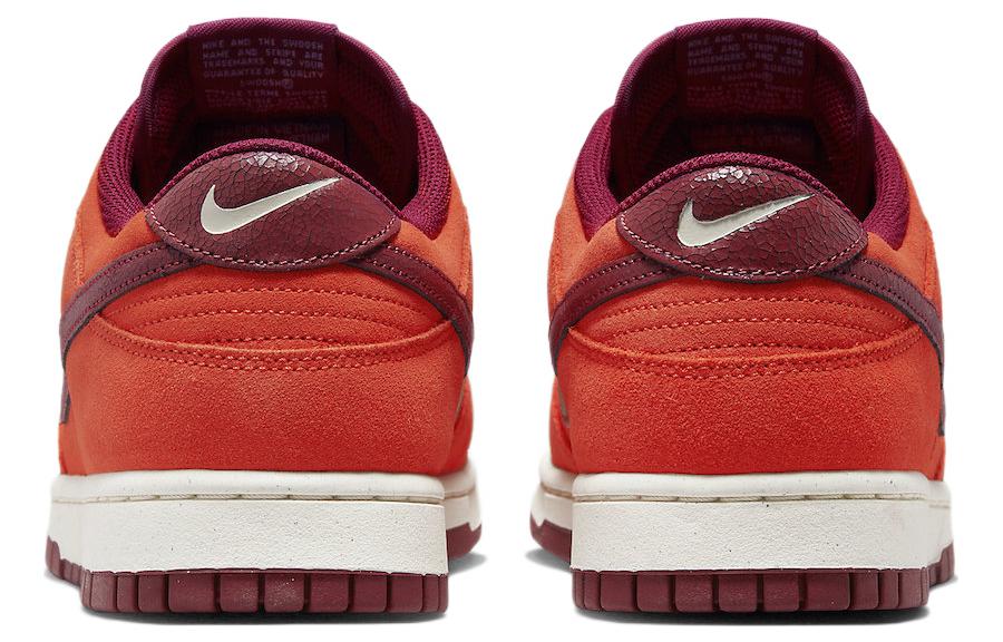 Nike Dunk Low 'Orange Suede' DQ8801-800 Iconic Trainers - Click Image to Close