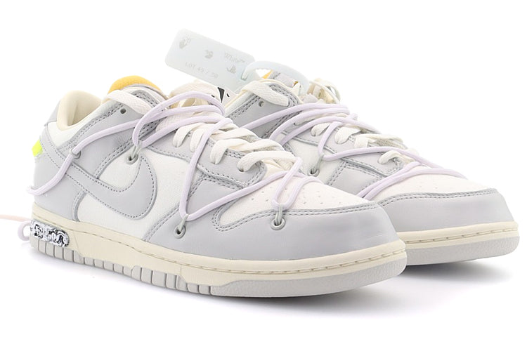 Nike Off-White x Dunk Low 'Lot 49 of 50' DM1602-123 Signature Shoe - Click Image to Close