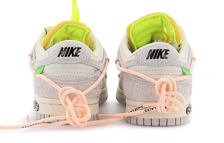 Nike Off-White x Dunk Low 'Lot 12 of 50' DJ0950-100 Classic Sneakers - Click Image to Close