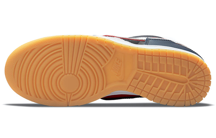 Nike Dunk Low Scrap Premium 'University Red' DN1775-001 Classic Sneakers - Click Image to Close