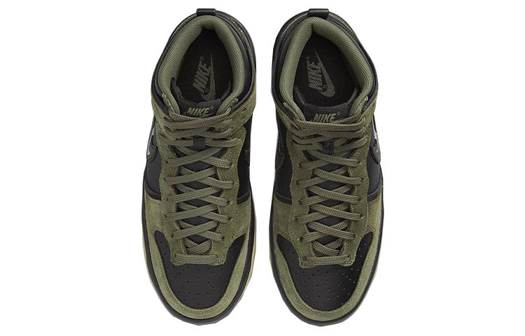 (WMNS) Nike Dunk High Up \'Medium Olive\'  DH3718-200 Signature Shoe