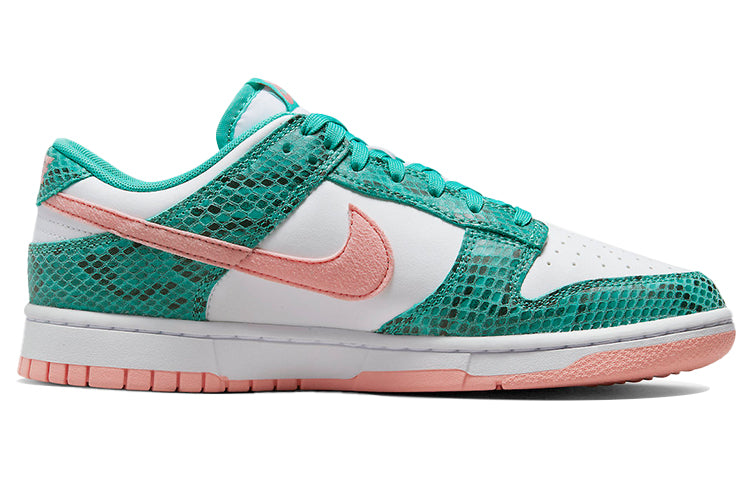 Nike Dunk Low \'Washed Teal Snakeskin\'  DR8577-300 Iconic Trainers