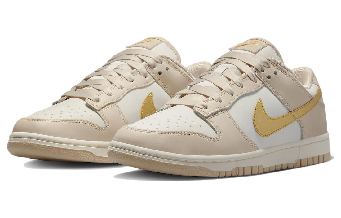 (WMNS) Nike Dunk Low 'Gold Swoosh' DX5930-001 Epochal Sneaker - Click Image to Close