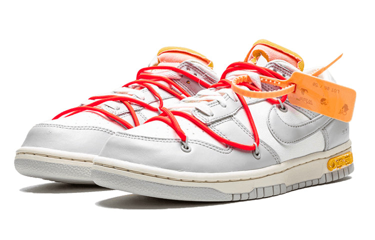 Nike Off-White x Dunk Low \'Lot 06 of 50\'  DM1602-110 Signature Shoe