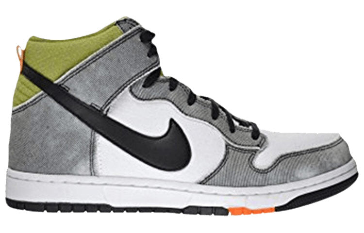 Nike Dunk High CMFT Black Gray 'White Clementine Black' 705434-100 Classic Sneakers - Click Image to Close
