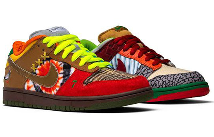 Nike SB Dunk Low 'What The Dunk' 318403-141 Classic Sneakers - Click Image to Close