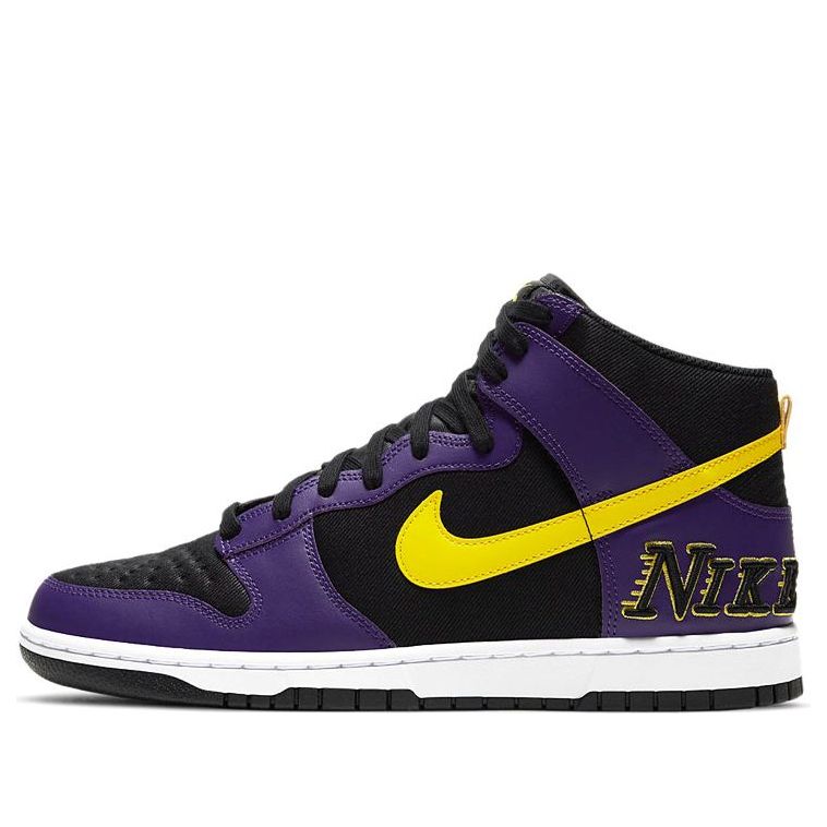 Nike Dunk High Premium EMB 'Lakers' DH0642-001 Antique Icons