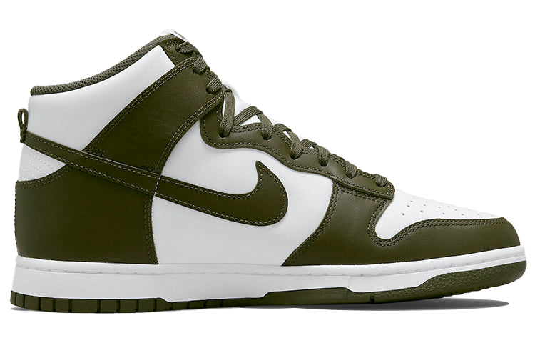 Nike Dunk High 'Cargo Khaki' 2022 DD1399-107 Signature Shoe - Click Image to Close