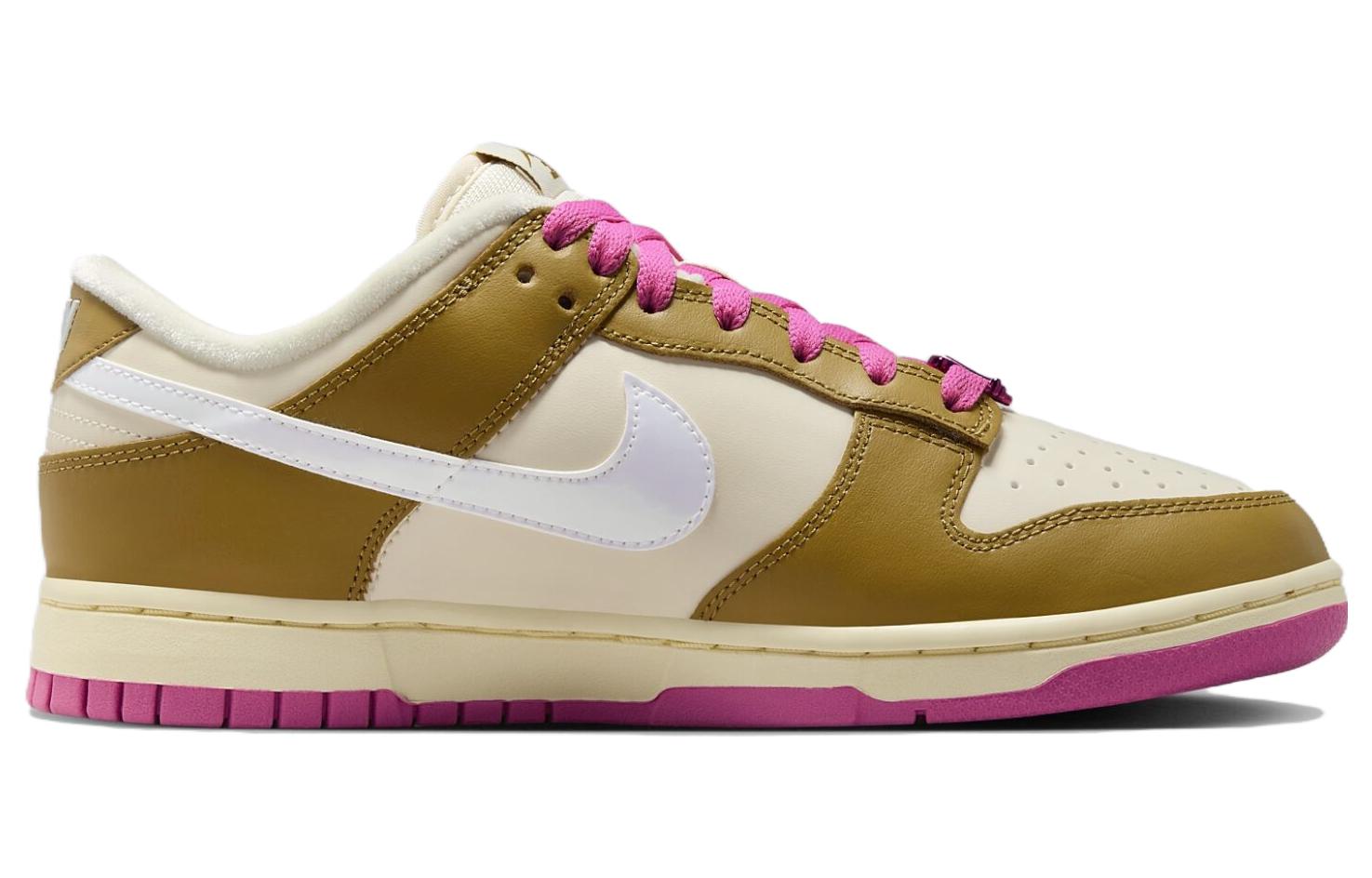 (WMNS) Nike Dunk Low \'Just Do It - Bronzine Pink\'  FD8683-700 Iconic Trainers