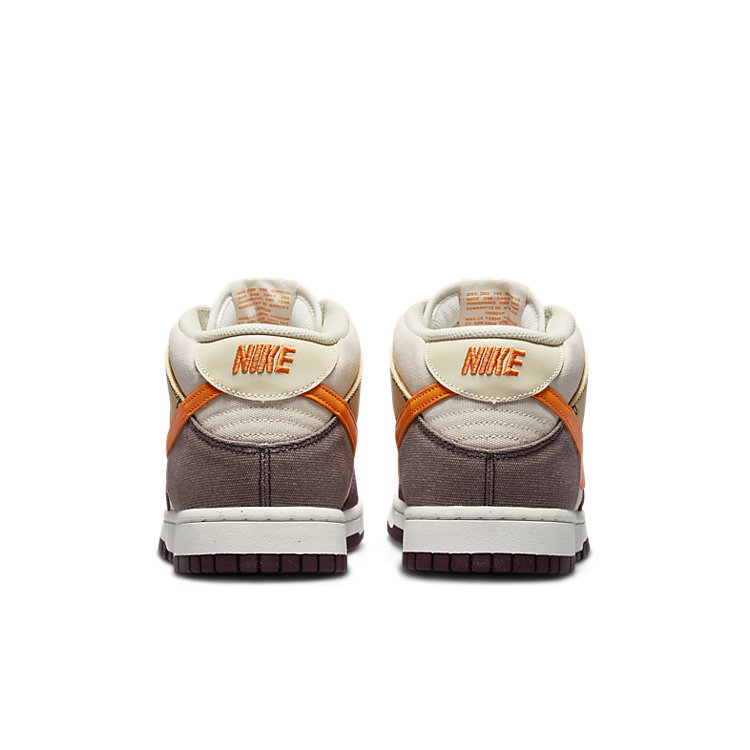 Nike Dunk Mid 'Coconut Milk Plum Orange' DV0830-101 Antique Icons - Click Image to Close