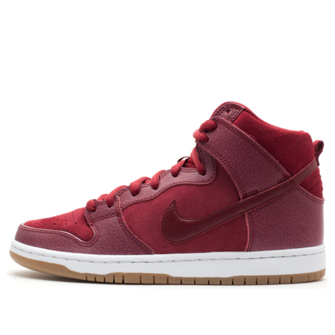 Nike Dunk High Pro Sb 'Red Maroon' 305050-662 Classic Sneakers - Click Image to Close