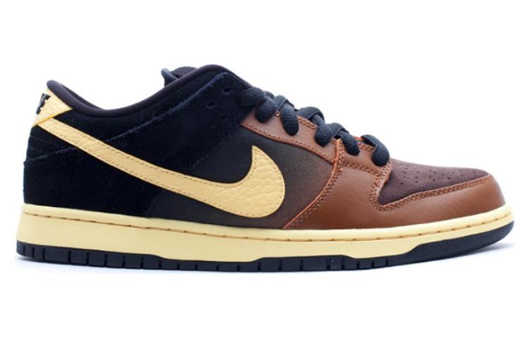 Nike Dunk Low Premium SB \'Black And Tan\'  313170-270 Signature Shoe