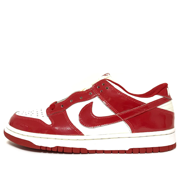 Nike Dunk Low 'White Varsity Red' 624052-161 Vintage Sportswear - Click Image to Close