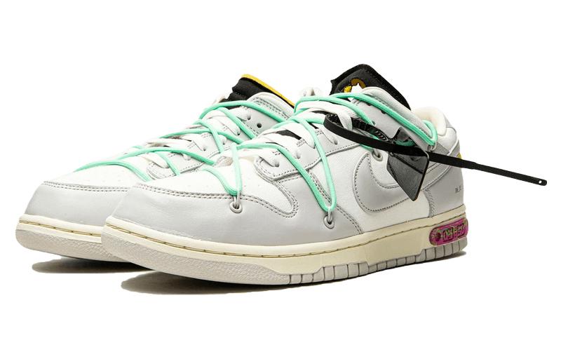 Nike Off-White x Dunk Low 'Lot 04 of 50' DM1602-114 Iconic Trainers - Click Image to Close