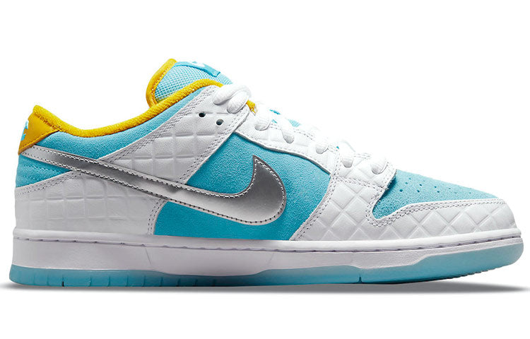 Nike x FTC SB Dunk Low \'Lagoon Pulse\'  DH7687-400 Signature Shoe