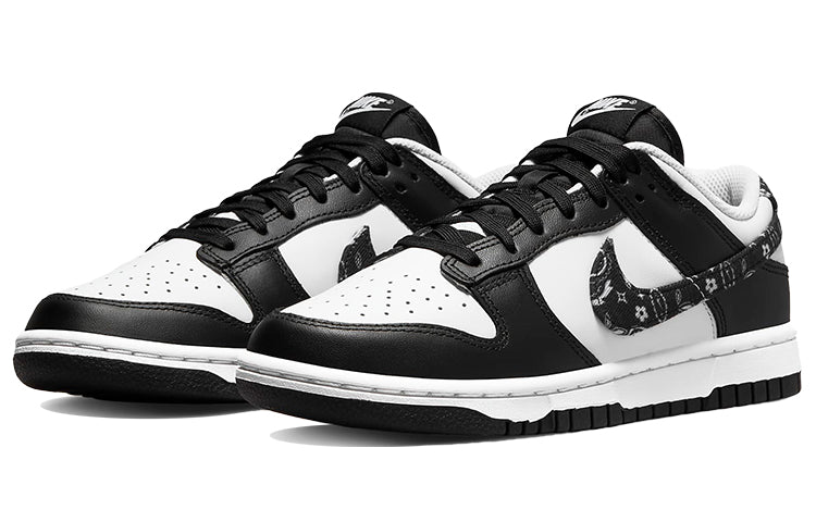 (WMNS) Nike Dunk Low \'Black Paisley\'  DH4401-100 Signature Shoe