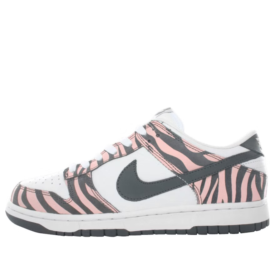 (WMNS) Nike Dunk Low 'Zebra' 307380-101 Classic Sneakers - Click Image to Close