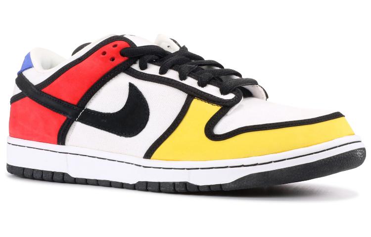 Nike Dunk Low Pro SB 'Piet Mondrian' 304292-702 Classic Sneakers - Click Image to Close
