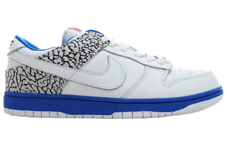 Nike Dunk Low Cl \'Jordan Pack White Blue\'  304714-119 Vintage Sportswear