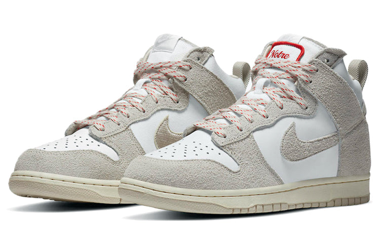 Nike Notre x Dunk High 'Light Orewood Brown' CW3092-100 Classic Sneakers - Click Image to Close