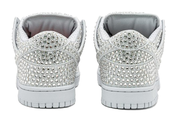 Cactus Plant Flea Market x Swarovski x Nike Dunk Low \'Pure Platinum\'  CZ2670-001 Classic Sneakers