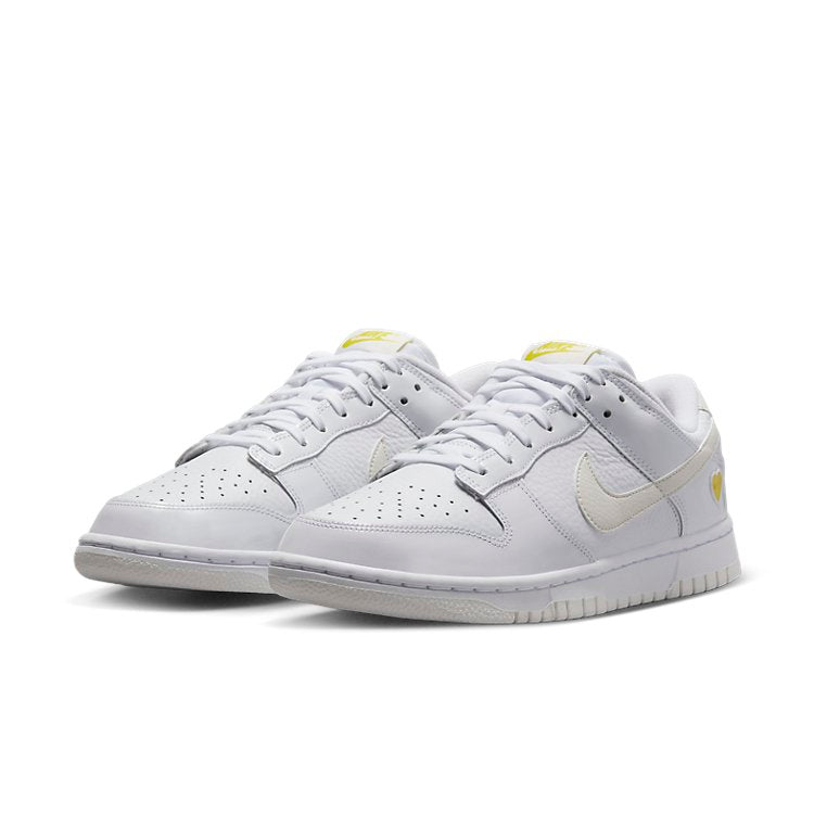 (WMNS) Nike Dunk Low 'Valentine's Day - Yellow Heart' FD0803-100 Classic Sneakers - Click Image to Close
