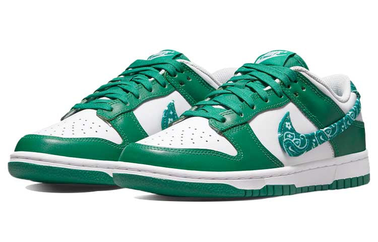 (WMNS) Nike Dunk Low 'Green Paisley' DH4401-102 Signature Shoe - Click Image to Close