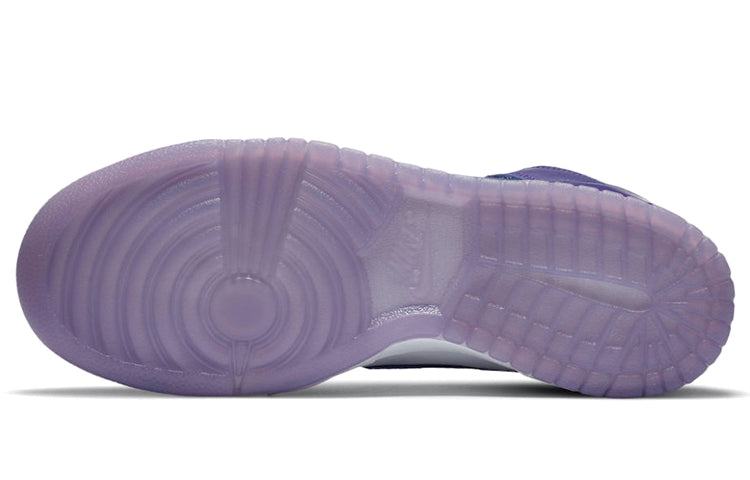 (WMNS) Nike Dunk High 'Varsity Purple' DC5382-100 Signature Shoe - Click Image to Close