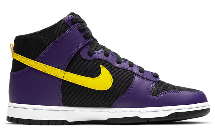 Nike Dunk High Premium EMB \'Lakers\'  DH0642-001 Antique Icons