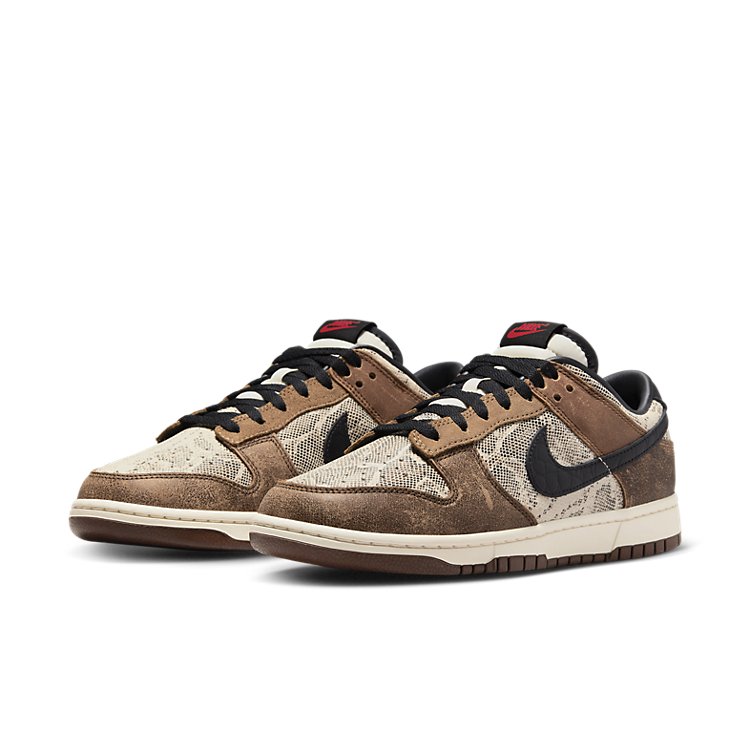 Nike Dunk Low CO.JP 'Brown Snakeskin' FJ5434-120 Classic Sneakers - Click Image to Close