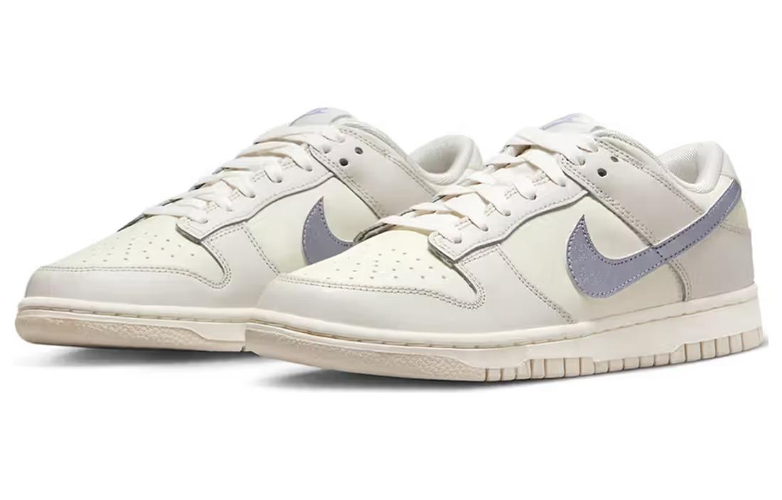(WMNS) Nike Dunk Low 'Sail & Oxygen Purple' DX5930-100 Iconic Trainers - Click Image to Close
