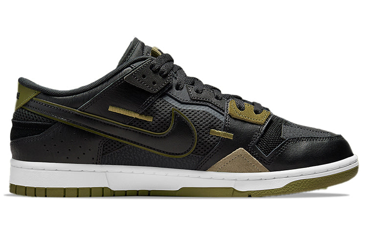 Nike Dunk Low Scrap \'Black Green\'  DM0128-001 Iconic Trainers