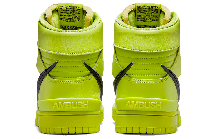 Nike AMBUSH x Dunk High 'Flash Lime' CU7544-300 Classic Sneakers - Click Image to Close