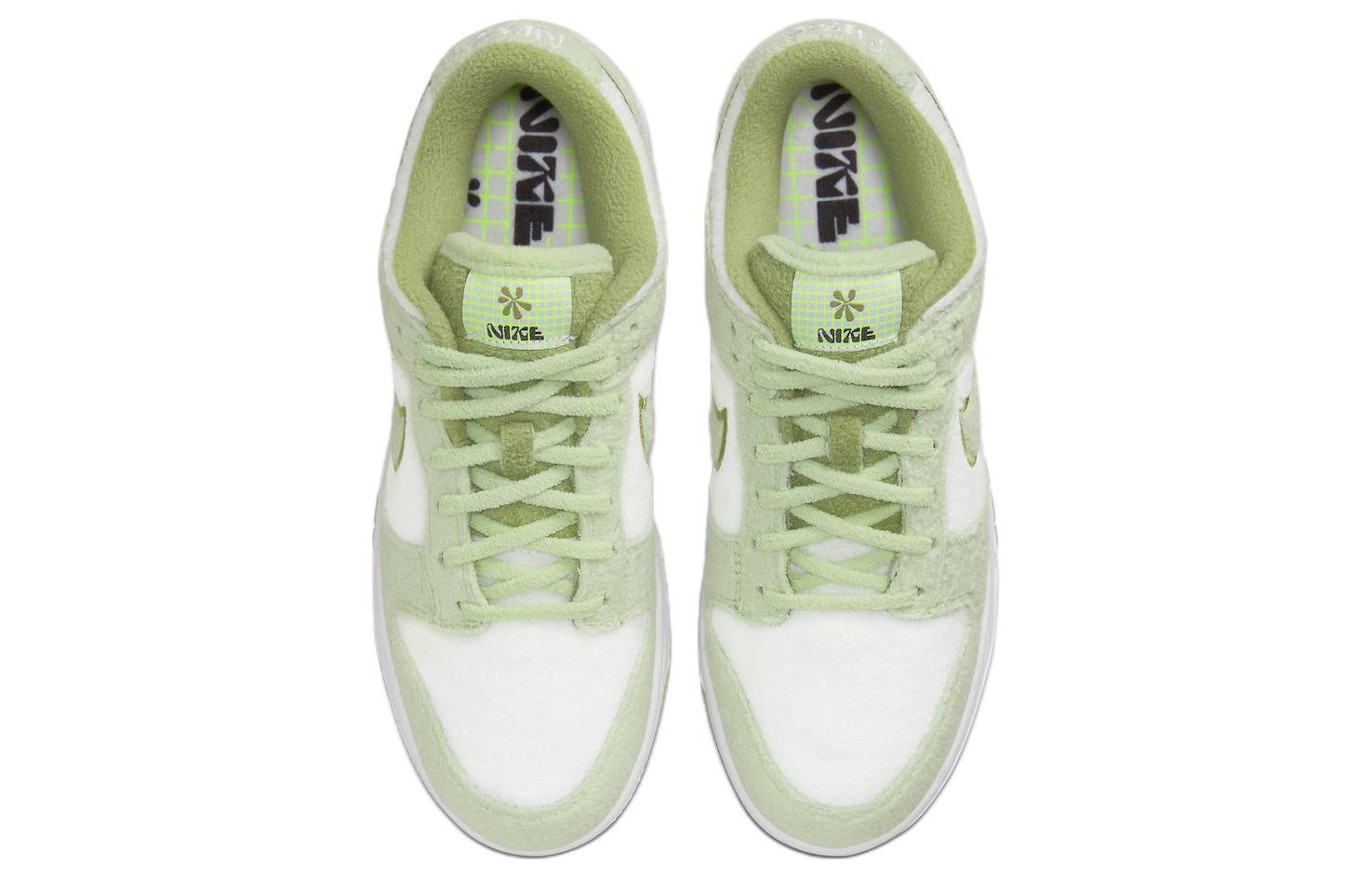 (WMNS) Nike Dunk Low SE 'Fleece - Honeydew' DQ7579-300 Signature Shoe - Click Image to Close