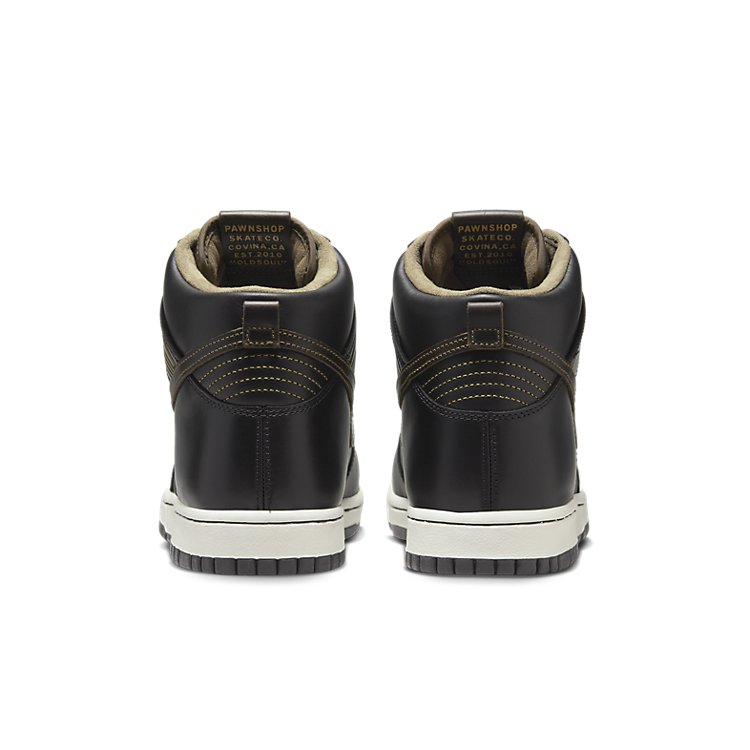 Nike x Pawnshop Skate Co. SB Dunk High \'Old Soul\'  FJ0445-001 Classic Sneakers