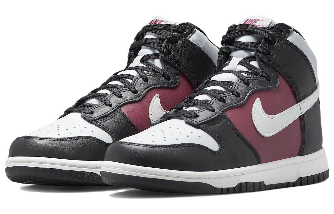 (WMNS) Nike Dunk High 'Black Rosewood' DD1869-005 Iconic Trainers - Click Image to Close