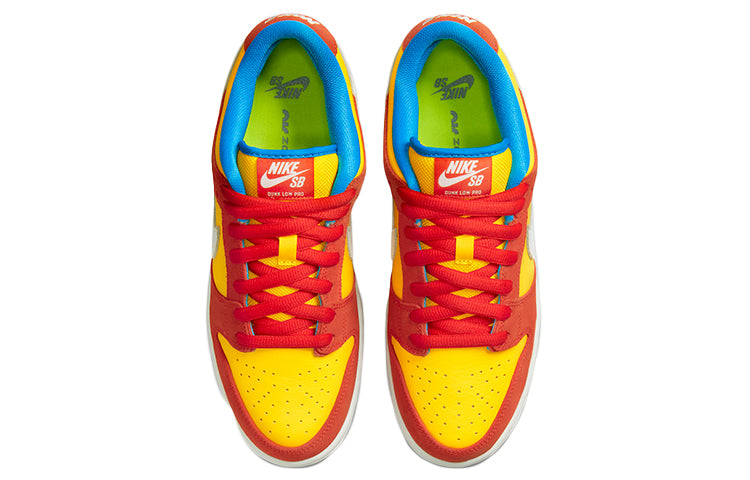 Nike Dunk Low Pro SB \'Bart Simpson\'  BQ6817-602 Signature Shoe