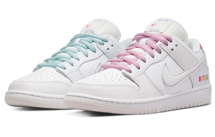 Nike SB Dunk Low 'Be True' DR4876-100 Iconic Trainers - Click Image to Close